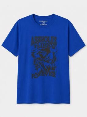 Assholes Live Forever Grim Reaper Tee Shirt Unisex Size XXXL New Blue Black ALF